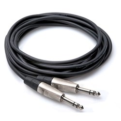 Hosa HSS-015 REAN 1/4" TRS to Same Pro Balanced Interconnect Cable (15ft)