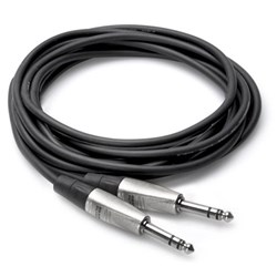 Hosa HSS-020 REAN 1/4" TRS to Same Pro Balanced Interconnect Cable (20ft)
