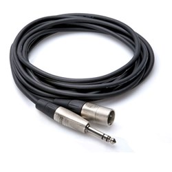 Hosa HSX-015 REAN 1/4" TRS to XLR(M) Pro Balanced Interconnect Cable (15ft)