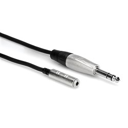 Hosa HXMS005 REAN 3.5mm TRS to 1/4" TRS Pro Headphone Adaptor Cable (5ft)