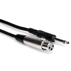 Hosa PXF-110 XLR(F) to 1/4" TS Unbalanced Interconnect Cable (10ft)