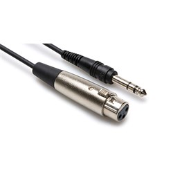 Hosa STX-103F XLR(F) to 1/4" TRS Balanced Interconnect Cable (3ft)