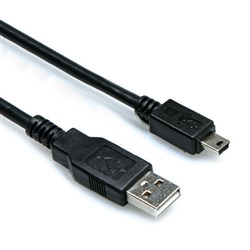 Hosa USB206AM Type-A to Mini-B High Speed USB Cable (6ft)