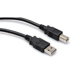 Hosa USB-210AB Type-A to Type-B High Speed USB Cable (10ft)