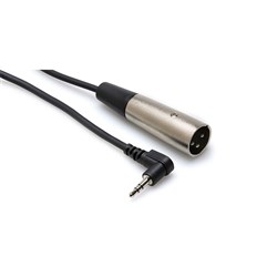 Hosa XVM-105M Right-Angle 3.5mm TRS to XLR(M) Microphone Cable (5ft)