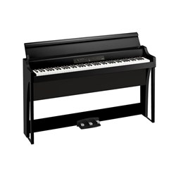 Korg G1 Air Digital Piano w/ RH3 Real Weighted Hammer Action Keyboard (Black)