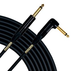 Mogami Gold Instrument Cable Right-Angled TS - TS (10ft)