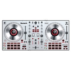 Numark Mixtrack Platinum FX SE 4-Deck DJ Controller w/ Jog Wheel Displays & FX (Silver)
