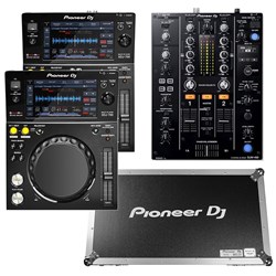 Pioneer DJ Package w/ XDJ700 Media Players, DJM450 DJ Mixer & RC700 Road Case