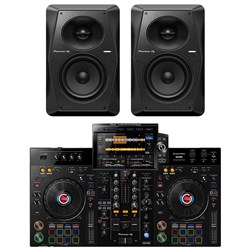 Pioneer XDJRX3 All-in-One DJ System Pack w/ VM50 Monitors (Black)
