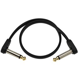 D'Addario Flat Patch Cable - Matching Right-Angle (1ft)