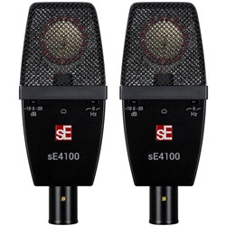 sE 4100 Large Diaphragm Cardioid Condenser Microphone (Matched Pair)