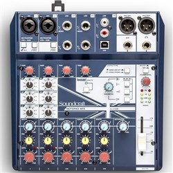 Soundcraft Notepad 8FX Small Format Analog Mixing Console w/ USB I/O & Lexicon Effects