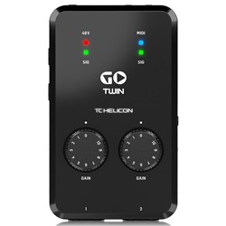 TC Helicon Go Twin 2-Channel High-Definition Audio/MIDI Interface for Mobile Devices