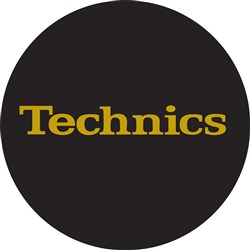 Technics Gold Logo Slipmats (Pair)