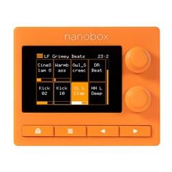 1010 Music Nanobox Tangerine Desktop Sampler w/ Touchscreen