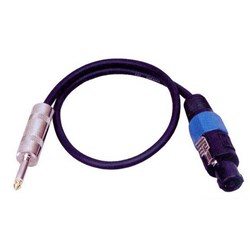 UXL SJS152 Speaker Cable Speakon to 1/4" Jack TS (2m)