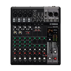 Yamaha MG10X 10 Channel Mixing Console w/ D-PRE Mic Preamps 1-Knob Compressors & Effects