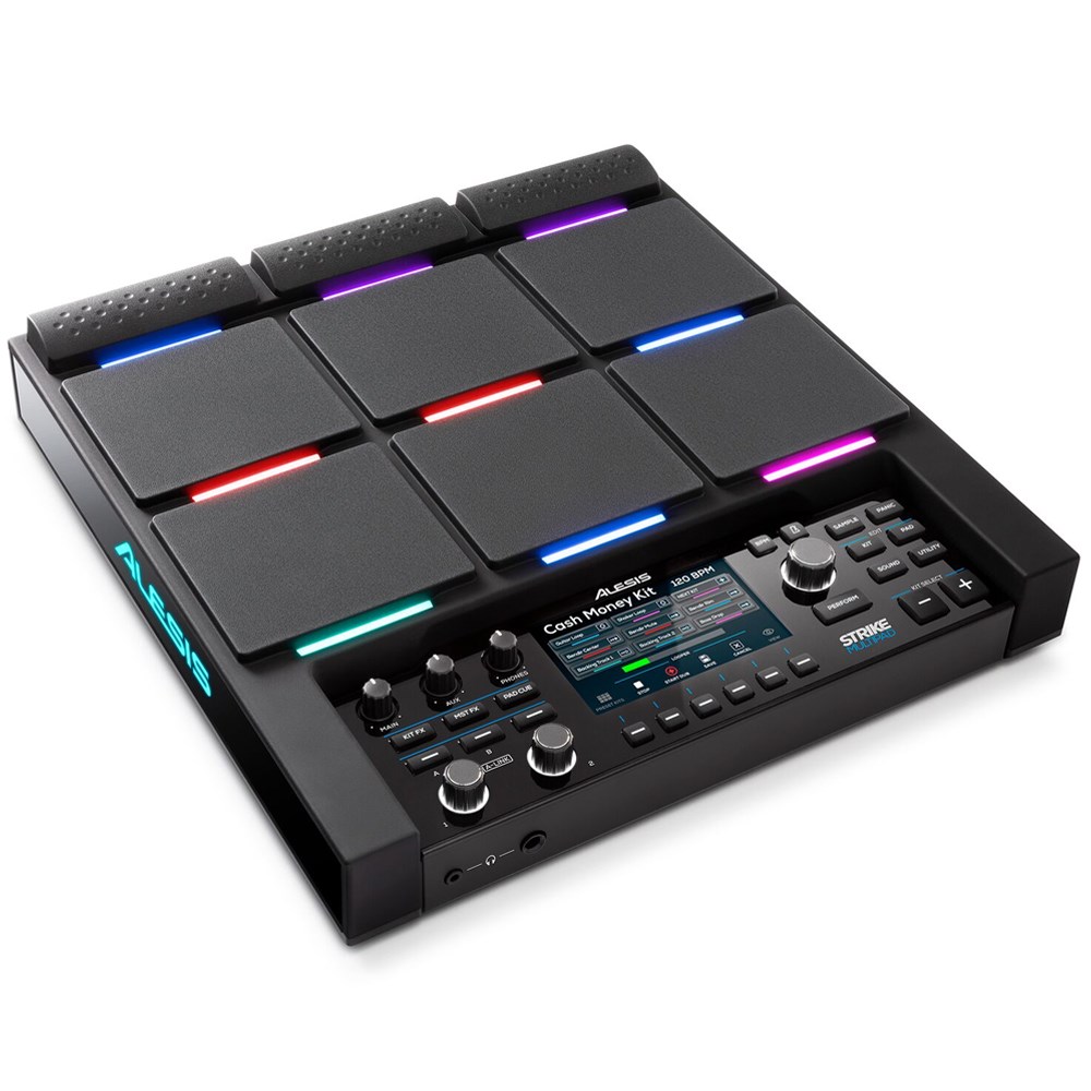 Looper 9-Trigger Percussion Pad with RGB Backlighting Sample loading via USB Thumb Drives and Radiant 4.3-Inch Display Alesis Strike Multipad On-Board 2-In/2-Out Soundcard Sampler 