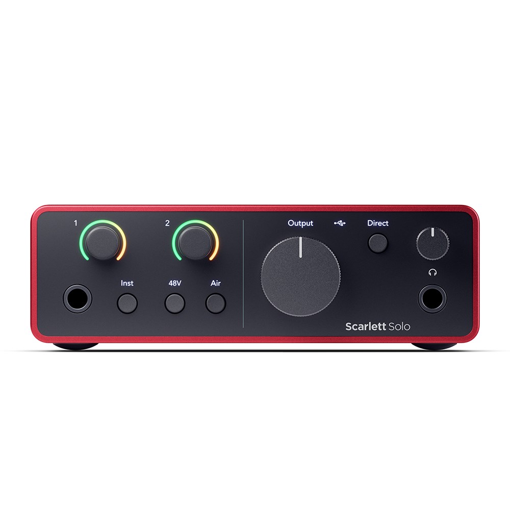 Focusrite　2-in/2-out　w/　Store　Scarlett　USB　Interfaces　Solo　Gen　DJ　USB　Mode　Audio　Interface　Air　Audio