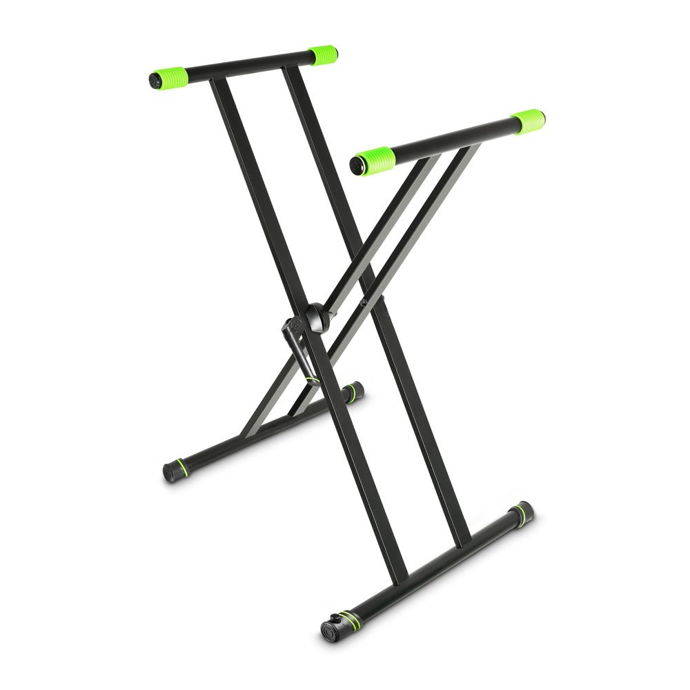 Double Braced Height Adjustable X Frame Music Piano Keyboard Stand