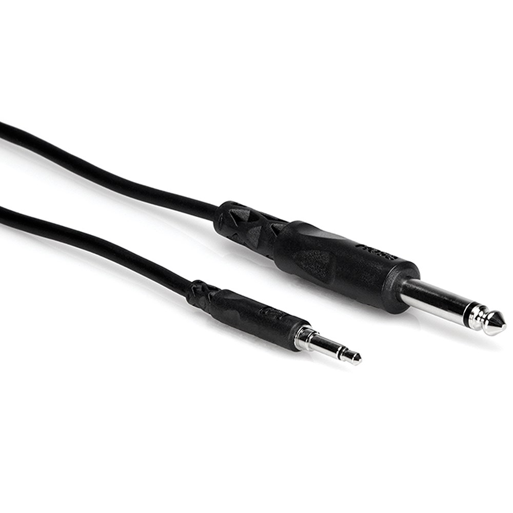 Hosa CMP-310 3.5mm TS to 1/4 TS Mono Interconnect Cable (10ft) (3m)
