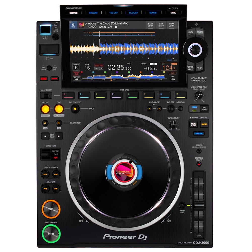 Pioneer CDJ3000 Professional DJ Media Player Controller (Black) | CD, MP3 & Players - Store DJ