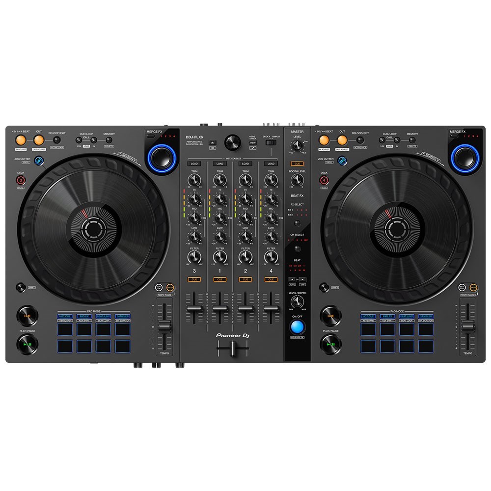DJ　Pioneer　FLX6GT　DJ　4-Channel　Store　DDJ　Controller　Controllers　(Graphite)　DJ