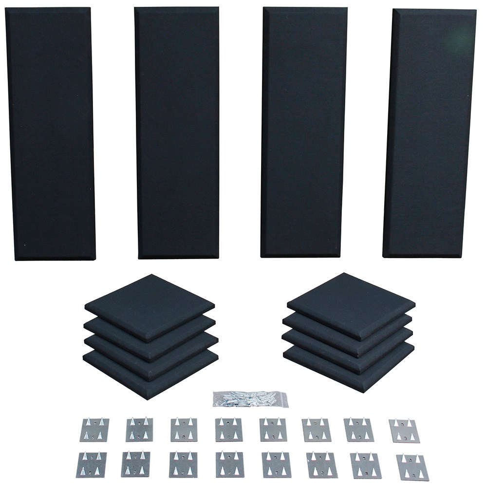 Primacoustic London 8 Room Kit 12-Pack - 8 Scatter Blocks 4 4 Control  Columns (Black)