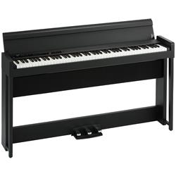 Korg C1 Air Digital Piano w/ RH3 Real Weighted Hammer Action Keyboard (Black)