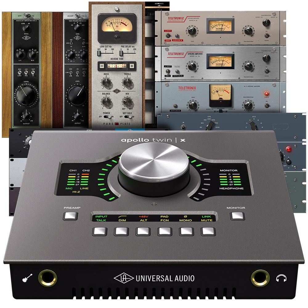Apollo Twin X Thunderbolt 3 Audio Interface – Born to Make Records 