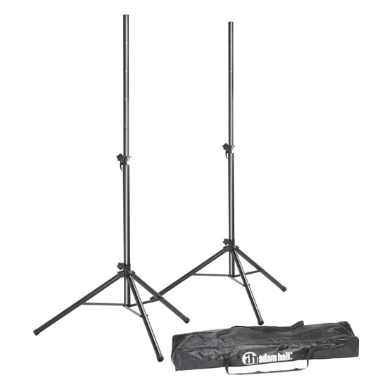 Adam Hall SPS023SET Adjustable Aluminium Speaker Stands (Pair) w/ Bag