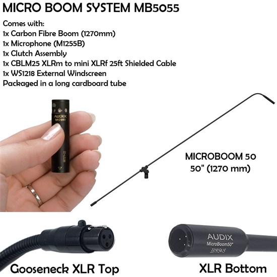 Audix MB5055-C MicroBoom System 50