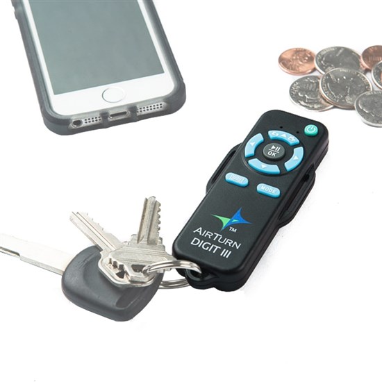 AirTurn DIGIT III Bluetooth Wireless Remote for Computers & Portable Devices