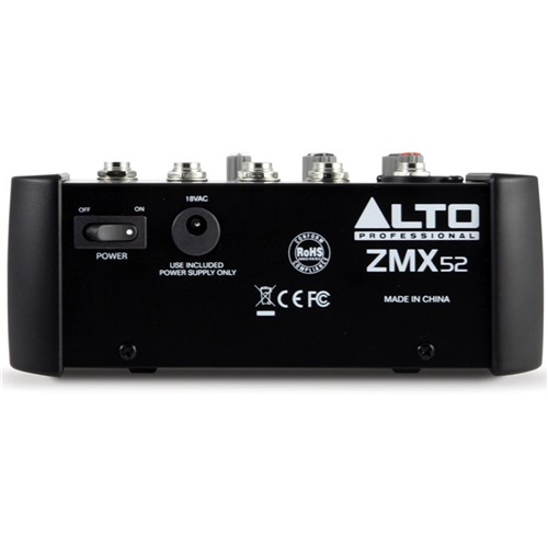 Alto Professional ZMX52 5 Channel Compact Mixer