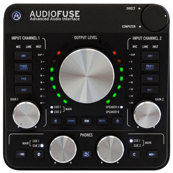 Arturia AudioFuse Rev2 USB Audio Interface (Black)