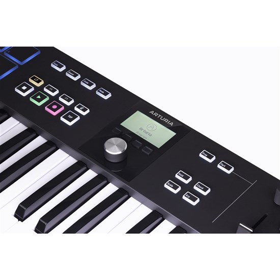 Arturia KeyLab Essential 61 MK3 Universal MIDI Controller Keyboard (Black)