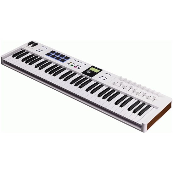 Arturia KeyLab Essential 61 MK3 Universal MIDI Controller Keyboard (White)