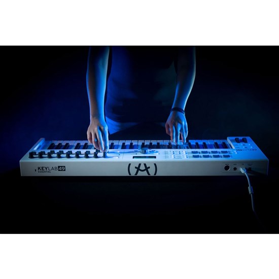 Arturia KeyLab Essential 49 USB/MIDI Controller Keyboard (White)
