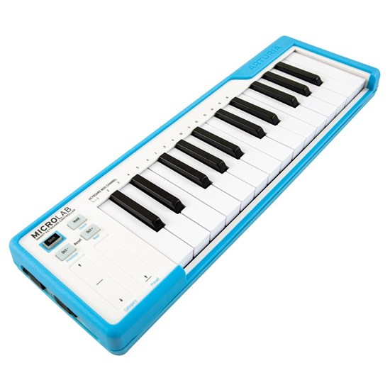 Arturia MicroLab 25-Key Portable USB Controller Keyboard (Blue)