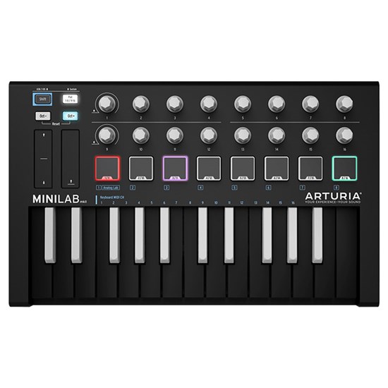 Arturia MiniLab MkII 25-Key MIDI Controller / Soft Synth (Ltd Inverted-Keys Edition)