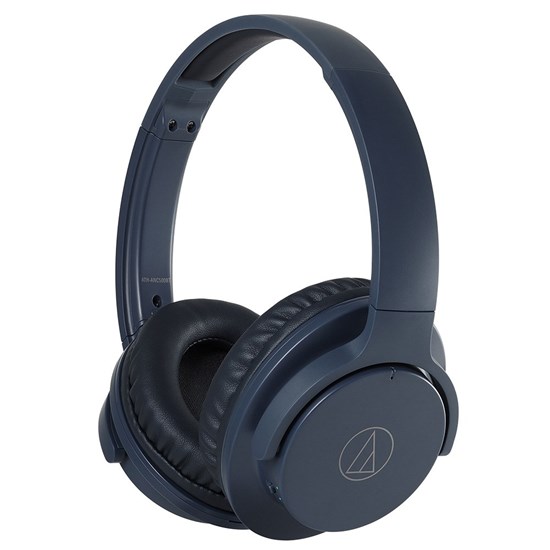 Audio Technica ATH ANC500BT Wireless Active Noise Cancelling Headphones (Navy)