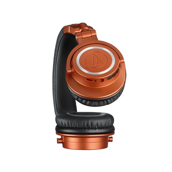 Audio Technica ATH M50xBT2 Wireless Over-Ear Headphones w/ Bluetooth (Ltd Ed Orange)