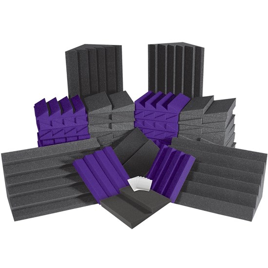 Auralex Alpha DST Kit 68 Pieces Charcoal & Purple