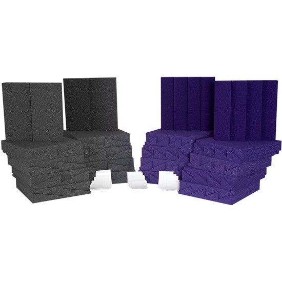 Auralex D36 Room Kit Charcoal & Purple 36x Panels