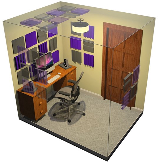 Auralex D36 Room Kit Charcoal & Purple 36x Panels