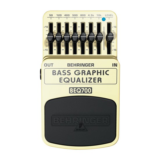 Behringer BEQ700 Ultimate 7-Band Bass Graphic Equalizer with Accessory Bundle 