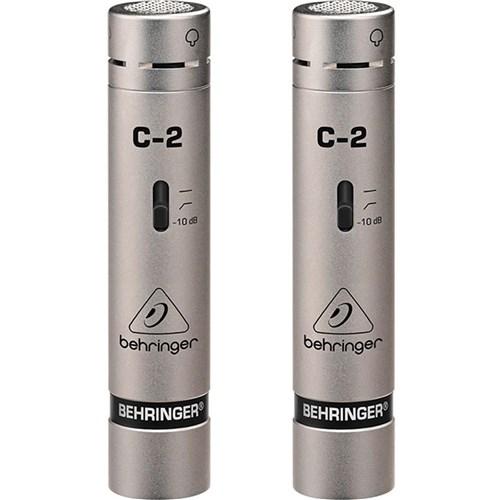 Behringer C-2 Studio Condenser Microphones (Matched Pair)