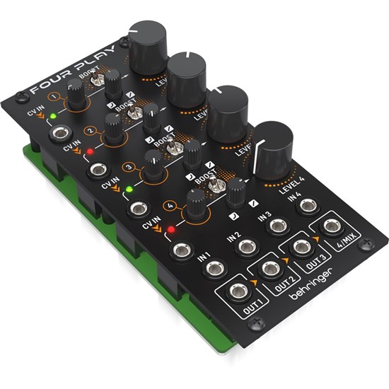 Behringer Four Play Quad Volt Controlled Amplifiers and Mixer Module for Eurorack