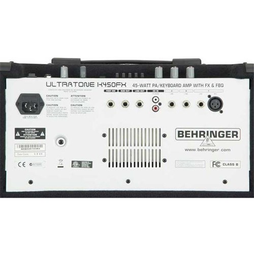 Behringer Ultratone K450FX 45W Keyboard Amp w/ FX